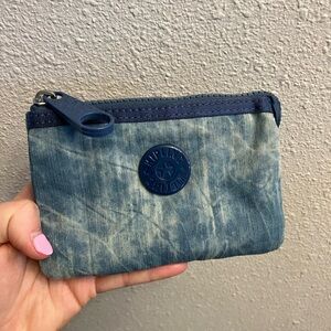 Kipling Creativity pouch denim-style wash